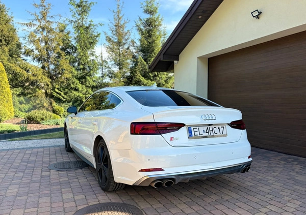 Audi S5 cena 153000 przebieg: 73000, rok produkcji 2018 z Pabianice małe 191